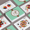 Om Playing Cards - Front & Back View