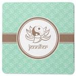 Om Square Rubber Backed Coaster (Personalized)