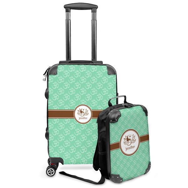 Custom Om Kids 2-Piece Luggage Set - Suitcase & Backpack (Personalized)