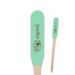 Om Paddle Wooden Food Picks - Single Sided (Personalized)