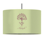 Yoga Tree 12" Drum Pendant Lamp - Fabric (Personalized)