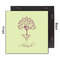 Yoga Tree 12x12 Wood Print - Front & Back View