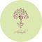 Yoga Tree 2" Multipurpose Round Labels - Single Sticker