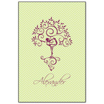 Yoga Tree Wood Print - 20x30 (Personalized)