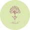 Yoga Tree 3" Multipurpose Round Labels - Single Sticker