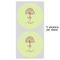 Yoga Tree 5" Multipurpose Round Label - Sheet