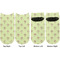 Yoga Tree Adult Ankle Socks - Double Pair - Front and Back - Apvl