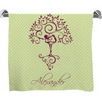 Yoga Tree Bath Towel (Personalized)