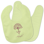 Yoga Tree Baby Bib w/ Name or Text