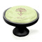 Yoga Tree Black Custom Cabinet Knob (Side)