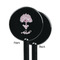 Yoga Tree Black Plastic 5.5" Stir Stick - Single Sided - Round - Front & Back