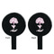 Yoga Tree Black Plastic 7" Stir Stick - Double Sided - Round - Front & Back