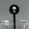 Yoga Tree Black Plastic 7" Stir Stick - Round - Main