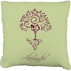 Yoga Tree Faux-Linen Throw Pillow 26" (Personalized)