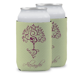 Yoga Tree Can Cooler (12 oz) w/ Name or Text