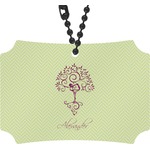 Yoga Tree Rear View Mirror Ornament (Personalized)