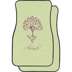 Yoga Tree Car Floor Mats (Front Seat) (Personalized)