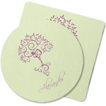 Yoga Tree Rubber Backed Coaster (Personalized)