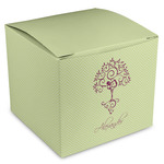 Yoga Tree Cube Favor Gift Boxes (Personalized)