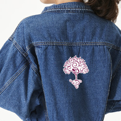 Yoga Tree Twill Iron On Patch - Custom Shape - X-Large