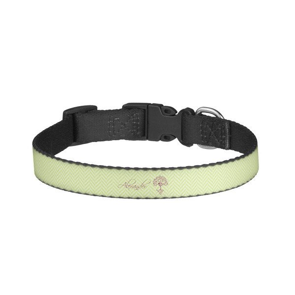 Custom Yoga Tree Dog Collar - Small (Personalized)