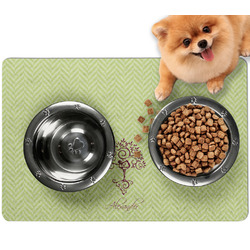 Yoga Tree Dog Food Mat - Small w/ Name or Text