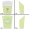 Yoga Tree French Fry Favor Box - Front & Back View