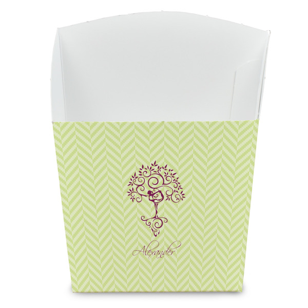 Custom Yoga Tree French Fry Favor Boxes (Personalized)