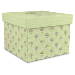 Yoga Tree Gift Box with Lid - Canvas Wrapped - X-Large (Personalized)