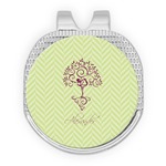 Yoga Tree Golf Ball Marker - Hat Clip - Silver