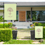 Yoga Tree Large Garden Flag - Single Sided (Personalized)