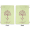 Yoga Tree Large Laundry Bag - Front & Back View