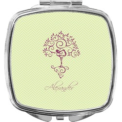 Yoga Tree Compact Makeup Mirror (Personalized)