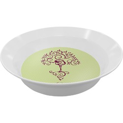 Yoga Tree Melamine Bowl - 12 oz (Personalized)