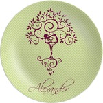 Yoga Tree Melamine Plate (Personalized)