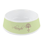 Yoga Tree Plastic Dog Bowl - Small (Personalized)