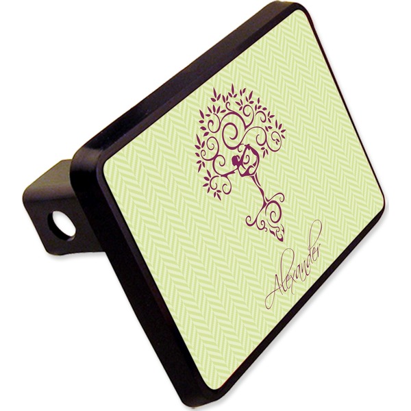 Custom Yoga Tree Rectangular Trailer Hitch Cover - 2" (Personalized)