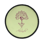 Yoga Tree Iron On Round Patch w/ Name or Text