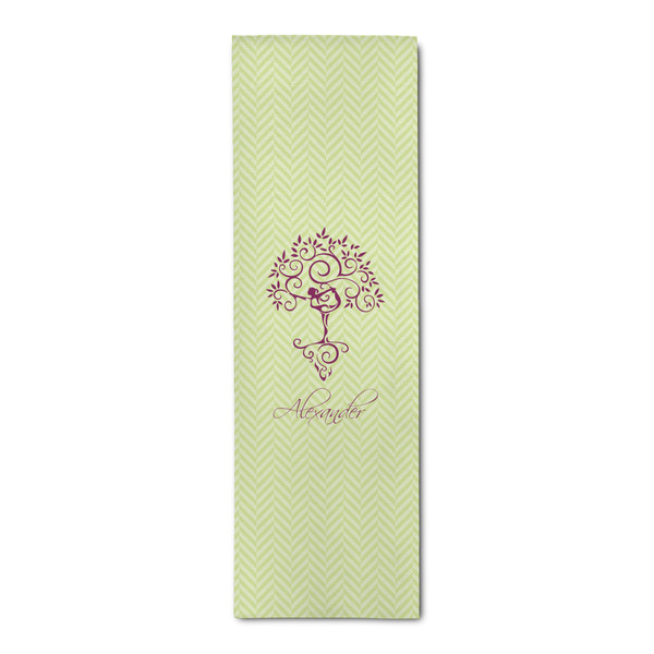 Custom Yoga Tree Runner Rug - 2.5'x8' w/ Name or Text