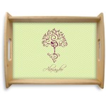 Yoga Tree Natural Wooden Tray - Large (Personalized)