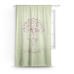 Yoga Tree Sheer Curtain - 50"x84" (Personalized)
