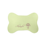 Yoga Tree Bone Shaped Dog Food Mat (Small) (Personalized)