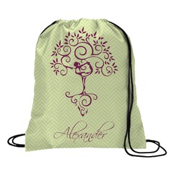 Yoga Tree Drawstring Backpack - Small (Personalized)