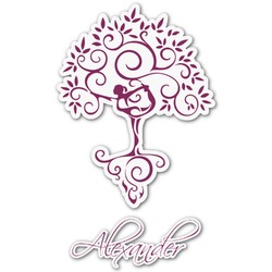 Yoga Tree Graphic Decal - Medium (Personalized)