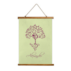 Yoga Tree Wall Hanging Tapestry - Tall (Personalized)