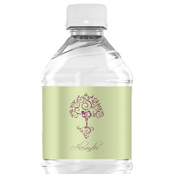 Yoga Tree Water Bottle Labels - Custom Sized (Personalized)