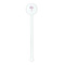 Yoga Tree White Plastic 5.5" Stir Stick - Round - Single Stick