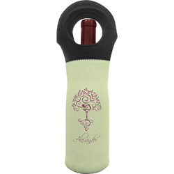Yoga Tree Wine Tote Bag (Personalized)