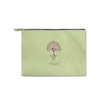 Yoga Tree Zipper Pouch - Small - 8.5"x6" (Personalized)