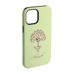 Yoga Tree iPhone Case - Rubber Lined - iPhone 15 (Personalized)